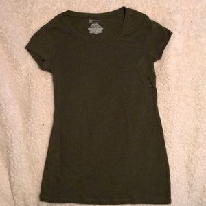 Dark green soft t-short